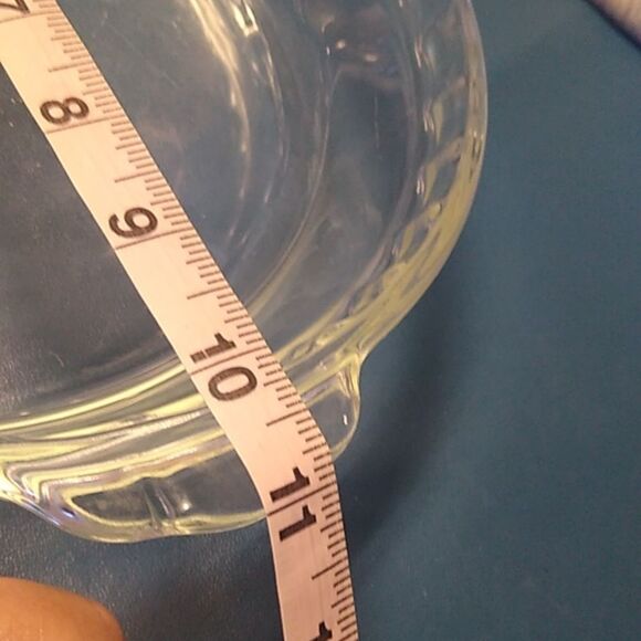 Pyrex Clear Glass Baking Pie Deep Dish Cottagecore Grandmacore - Picture 4 of 4